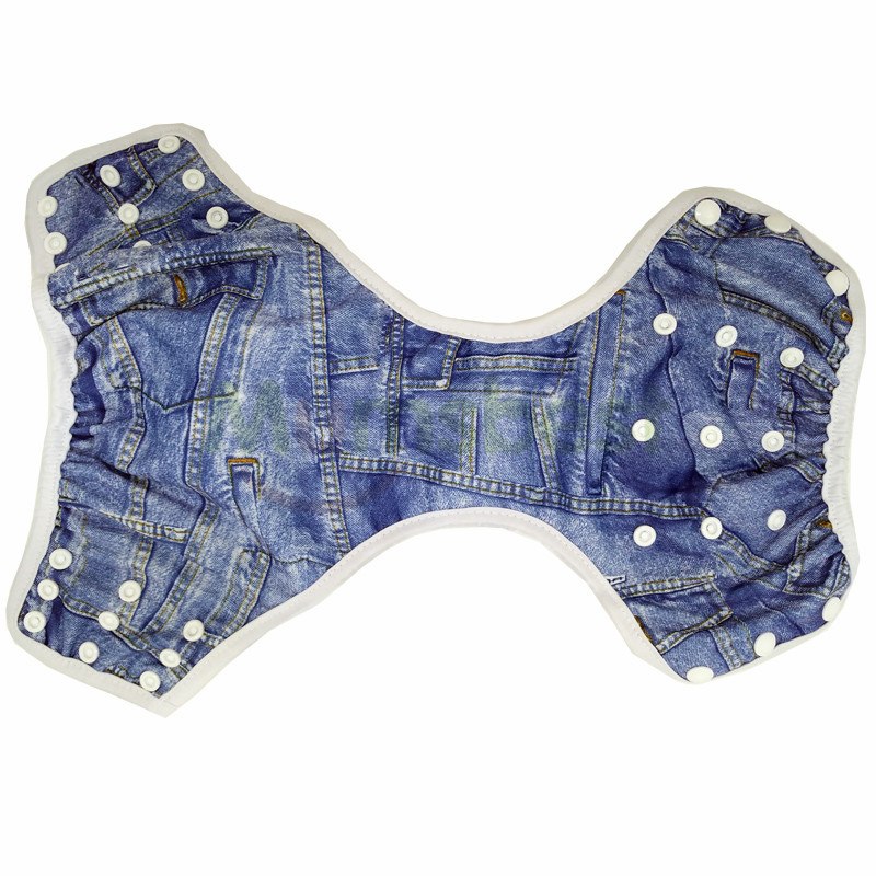 Baby AIO Training Pants Washable Baby Cloth Nappy With Cotton Insert Reusable Cloth Diapers For 10-18kg Babies