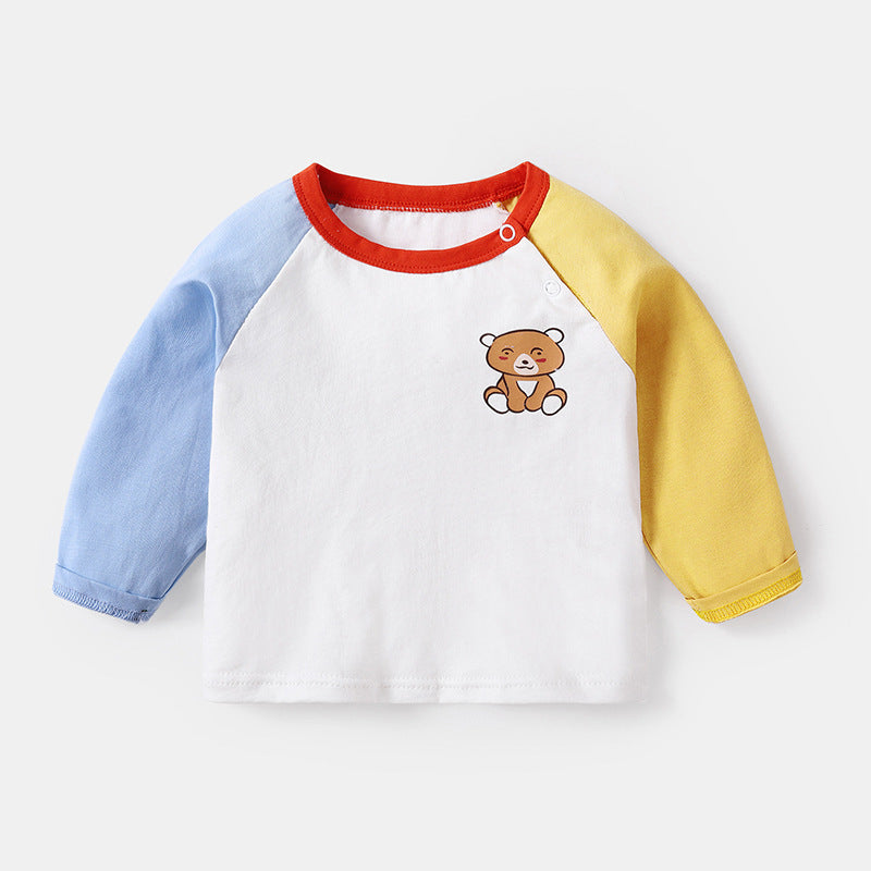 Baby long sleeved T-shirt pure cotton baby top