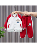 Kids’ 2-Piece Varsity Jacket & Jogger Pants Set | $9 | MOQ 12 Pieces per color