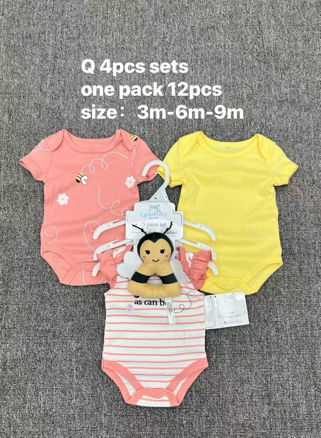 baby romper set moq 12set each color