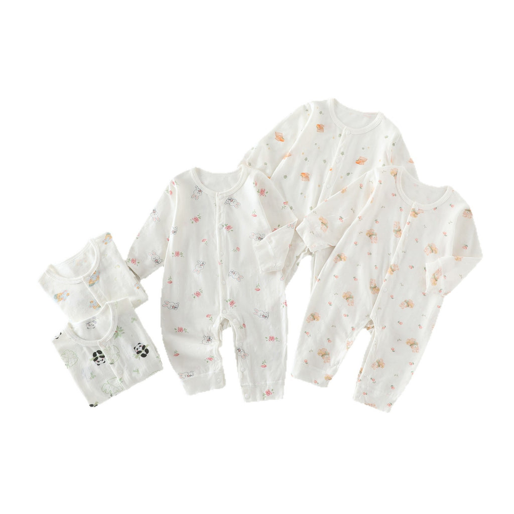 Baby summer jumpsuit long sleeved jumpsuit baby clothes