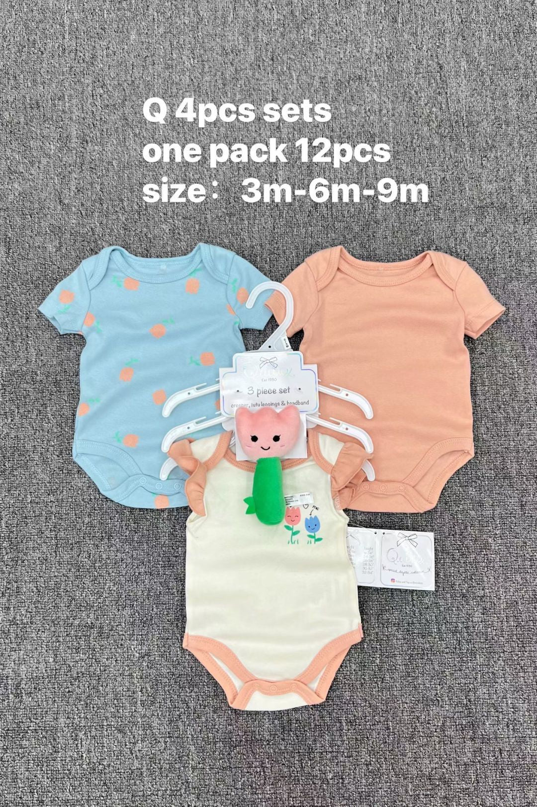 baby romper set moq 12set each color