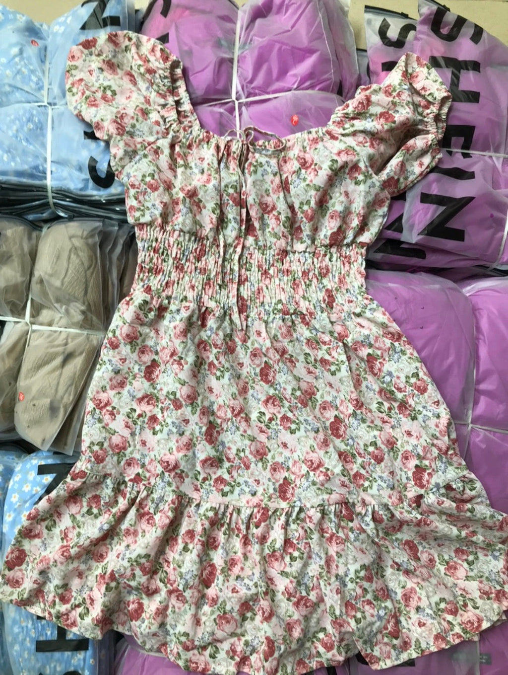 Shein floral smocked dress wholesale