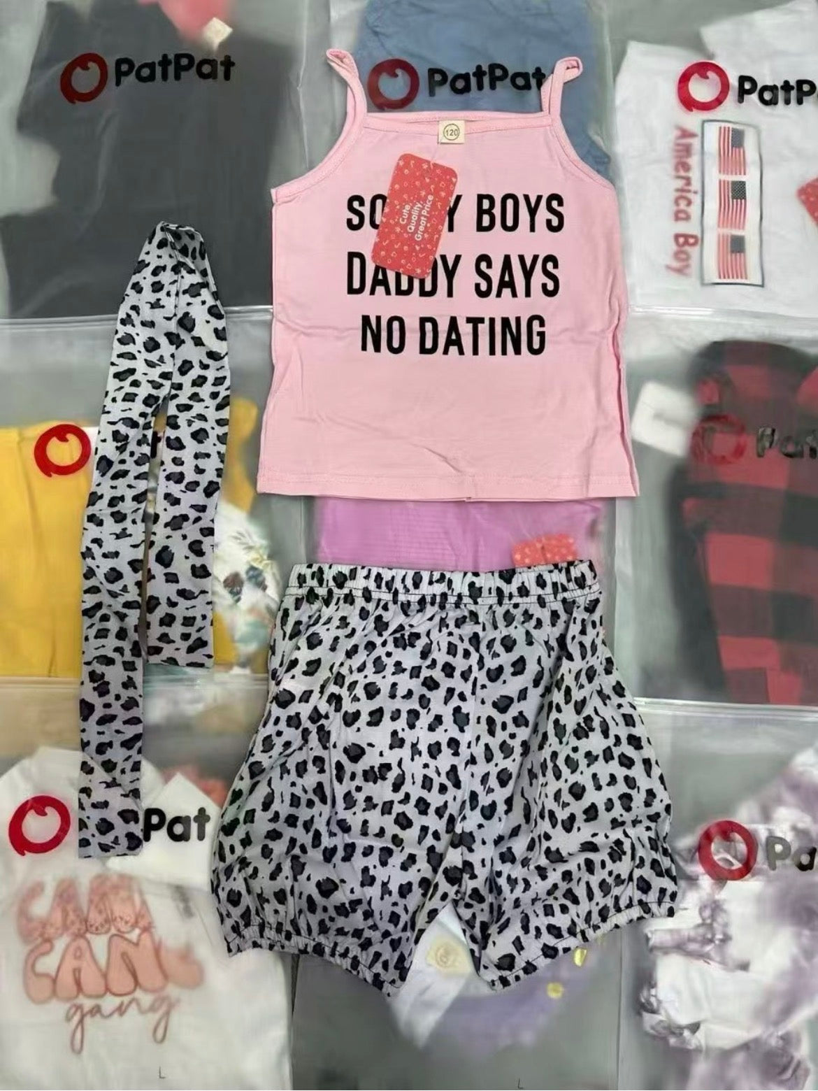 Mix Clothes Patpat Boys & Girls – Mix Size & Style | MOQ 100 pcs | Unit $2.30 | Dozen $27.60 | Code: Mix-GB-220