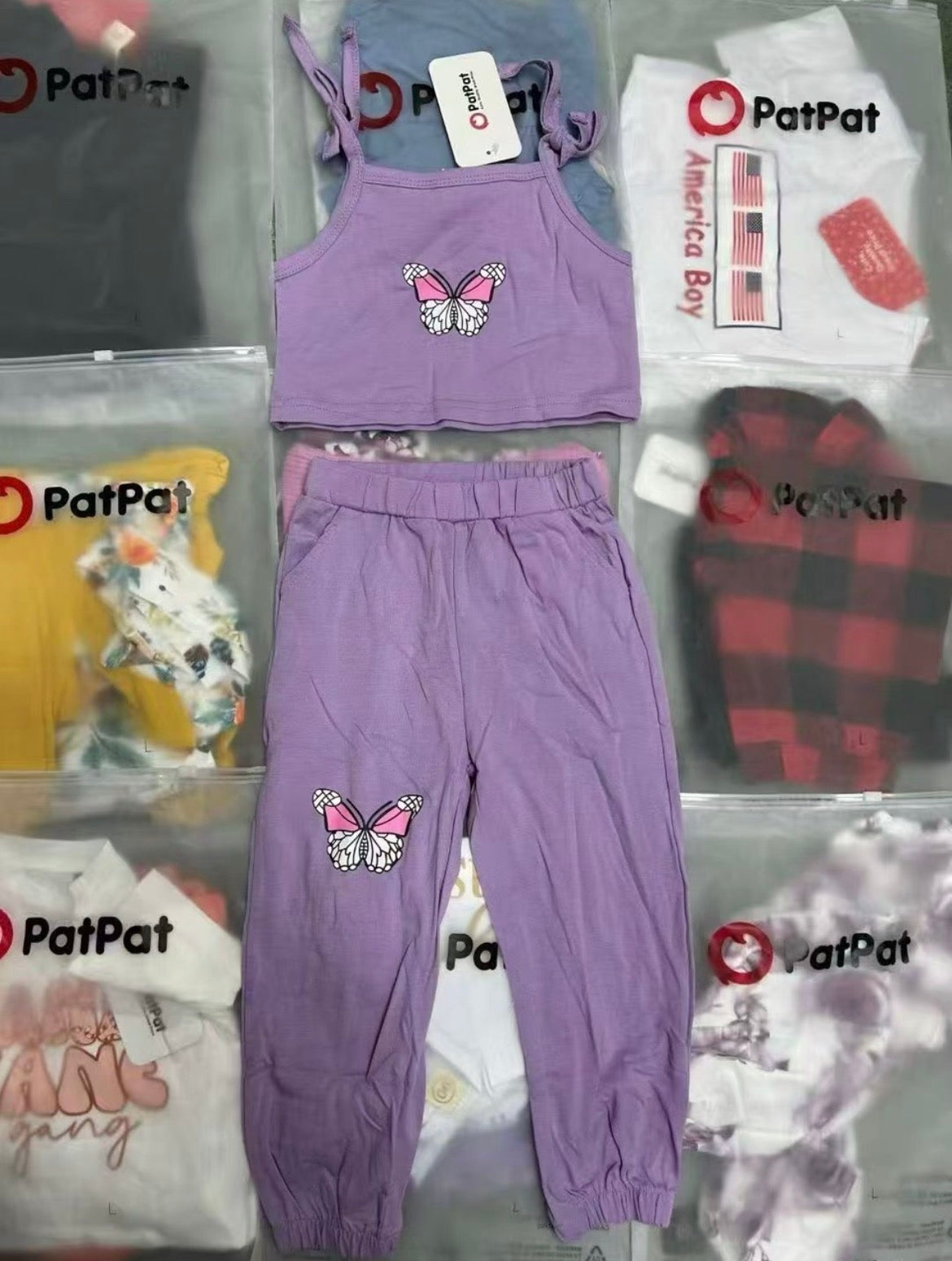 Mix Clothes Patpat Boys & Girls – Mix Size & Style | MOQ 100 pcs | Unit $2.30 | Dozen $27.60 | Code: Mix-GB-220