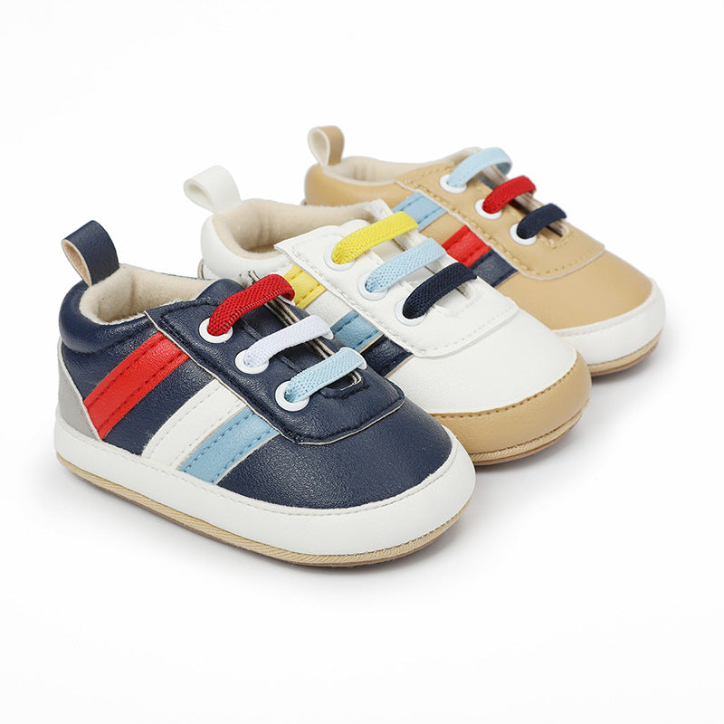 Baby Boy Toddler Shoes – Anti-Slip Indoor First Walker