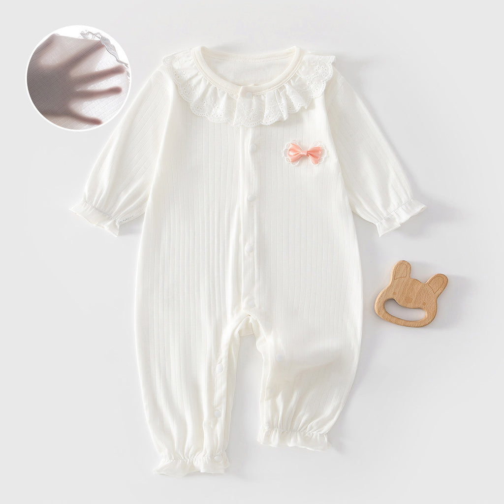 Baby long sleeved air-conditioned clothing summer baby jumpsuit