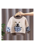 Kids Cartoon Beetle Fluffy Knit Sweater | $3.80/unit | MOQ 24