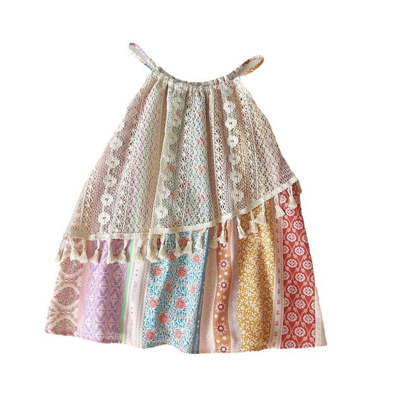 Girls' Summer Dress, Children's Beach Dress, Fashionable and Stylish for Girls, Summer Outfit