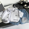 Baby 3-piece shirt short sleeved set