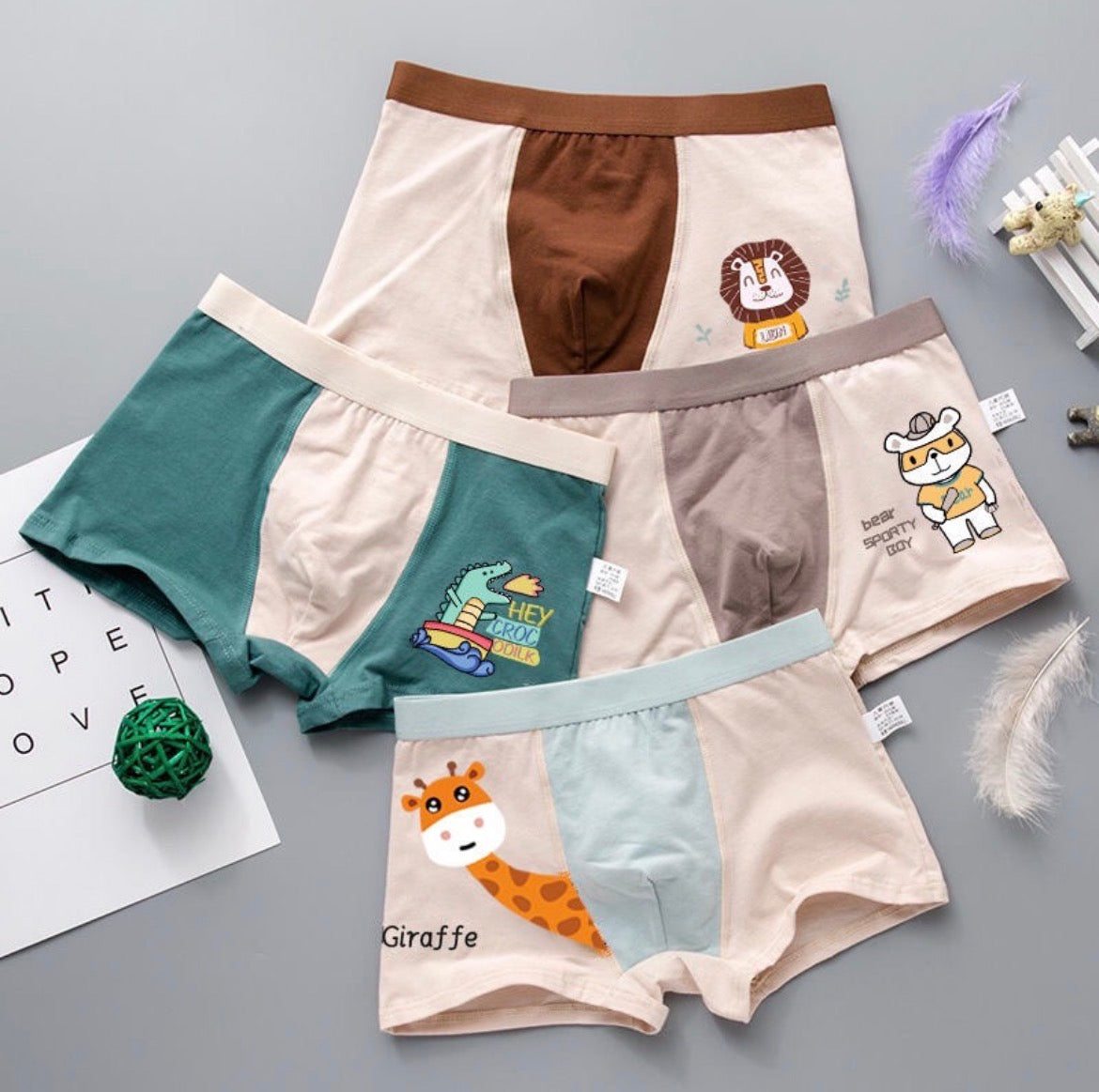 Mixed Design Kids Underwear Boys & Girls – $0.92 Each | Pack of 100 | MOQ: 3 Packs (300 pcs) – | Code: Mix-GB-219