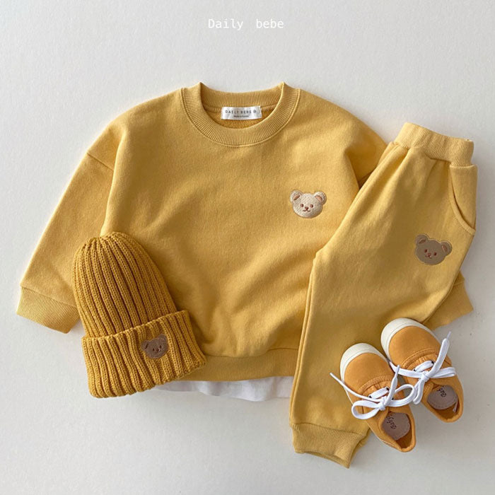 Baby Bear Sweatsuit Set – Wholesale | $9.50/Set | Sizes 6-9M | MOQ 12 Per Color .