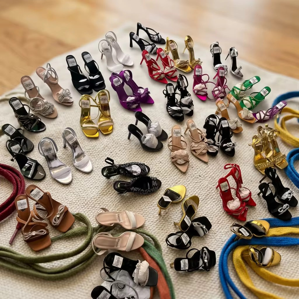 Wholesale Bale Mixed Women's Heels & Sandals (~40 Pairs / 25kg) $7/ kg