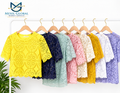 Women's Floral Lace Top – 8 Colors Mixed | 150 pcs / 45 kg Lot | $6.75/kg