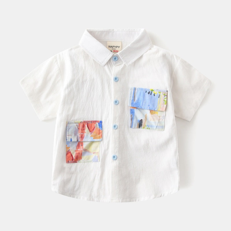 Cartoon shirt baby