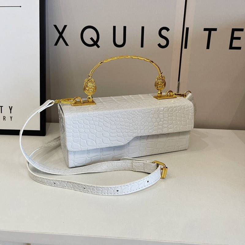 Women's Lacquer Leather Shoulder Bag – Versatile Crossbody