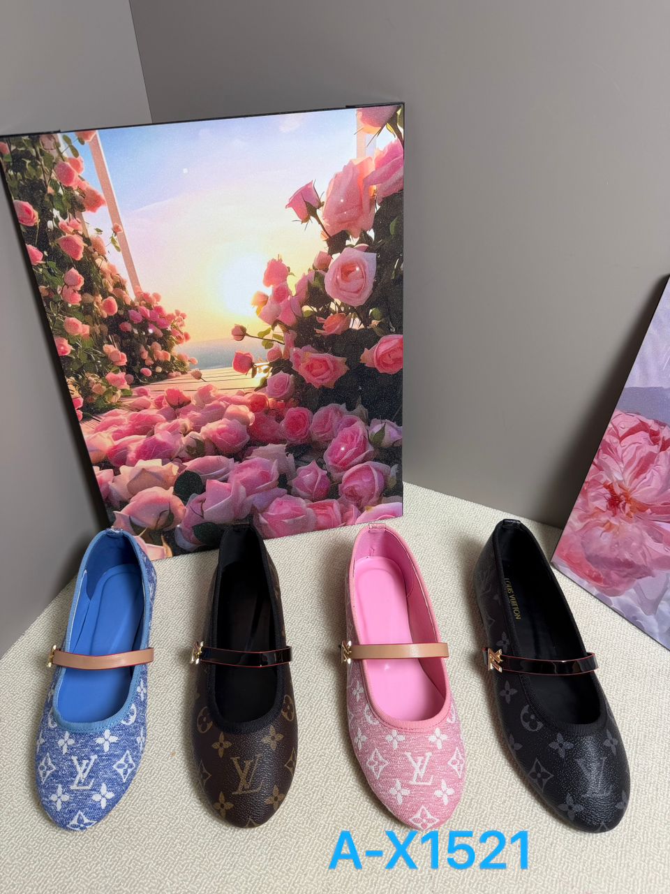 Women's Monogram Ballet Flats Mix A-X1521 – $17.00/unit | MOQ 24
