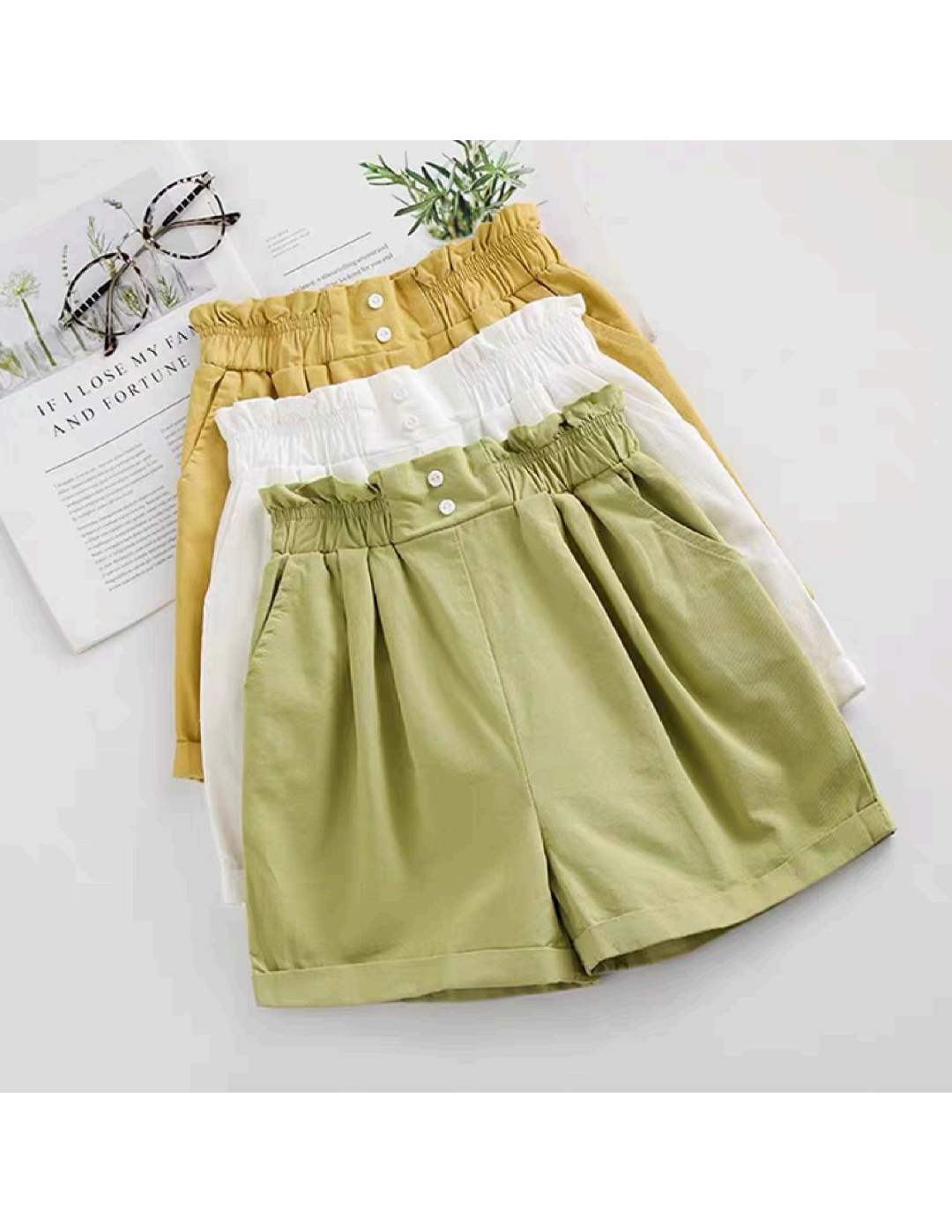 Kids High-Waisted Casual Shorts – Summer Style | $4.50
