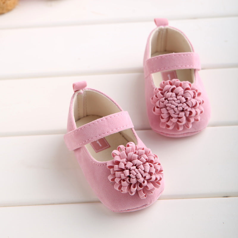 Baby Girl Soft Sole Princess Shoes – Non-Slip First Walker