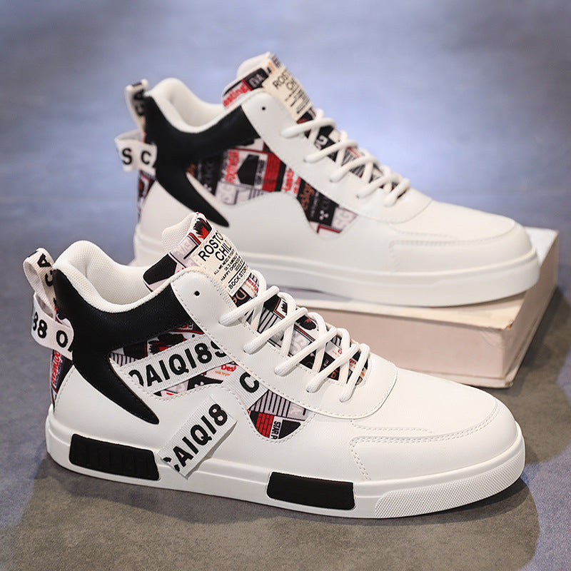 Men's High Top Casual Sneakers – Outdoor Sports Board Shoes