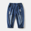 Boys' Korean Denim Jogger Pants | Soft & Stylish | Ages 3–8
