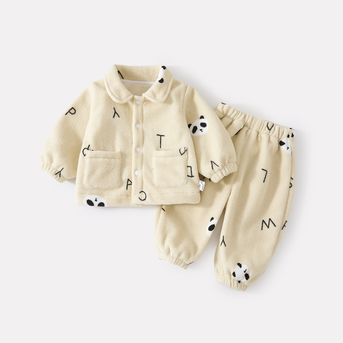 Stylish Thickened Two-Piece Separated Outfit for Baby
