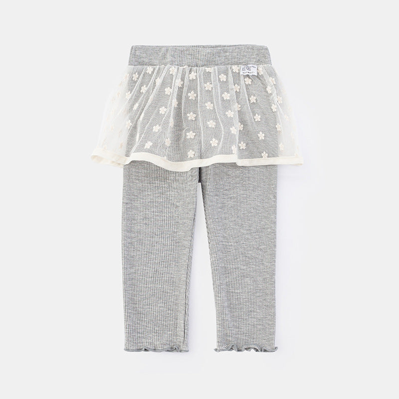 Baby Summer New Fashion Children's Bottoms, Girls' Skirt Pants, Summer Outfit, Baby Girl Flared Pants