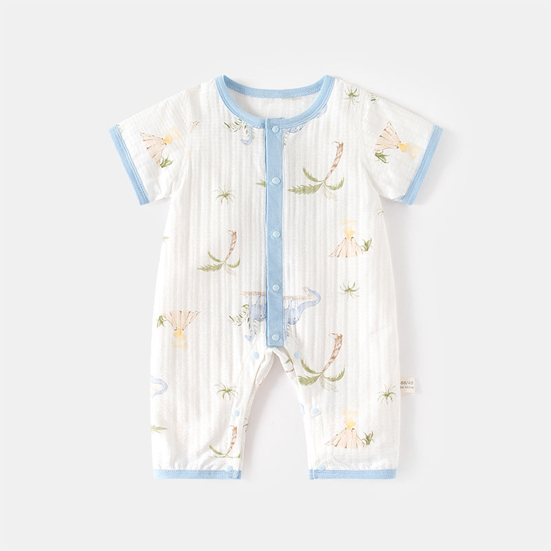 Baby short sleeved jumpsuit