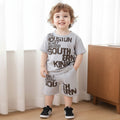 Baby summer casual letter children's clothing