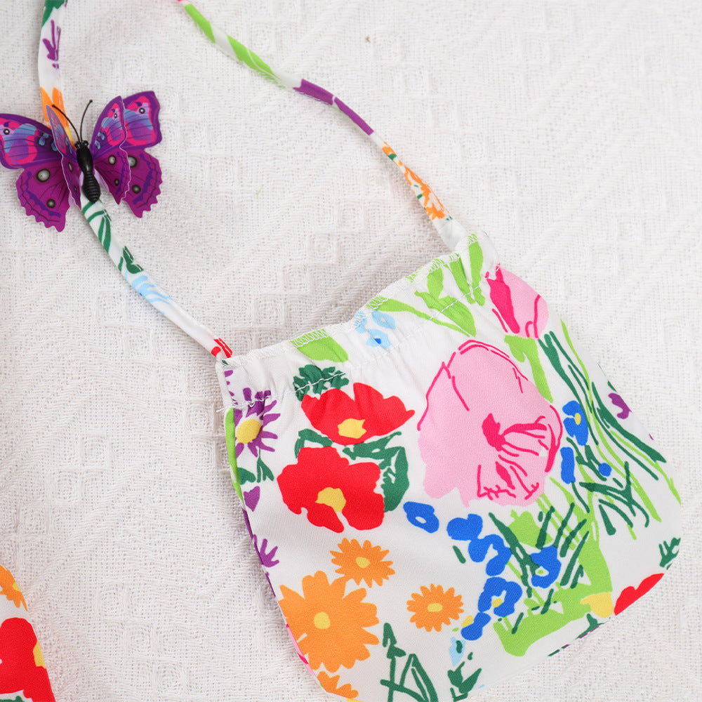 Girls' Floral Ethnic Style Strap Dress — Baby Girl Boho Summer Dress