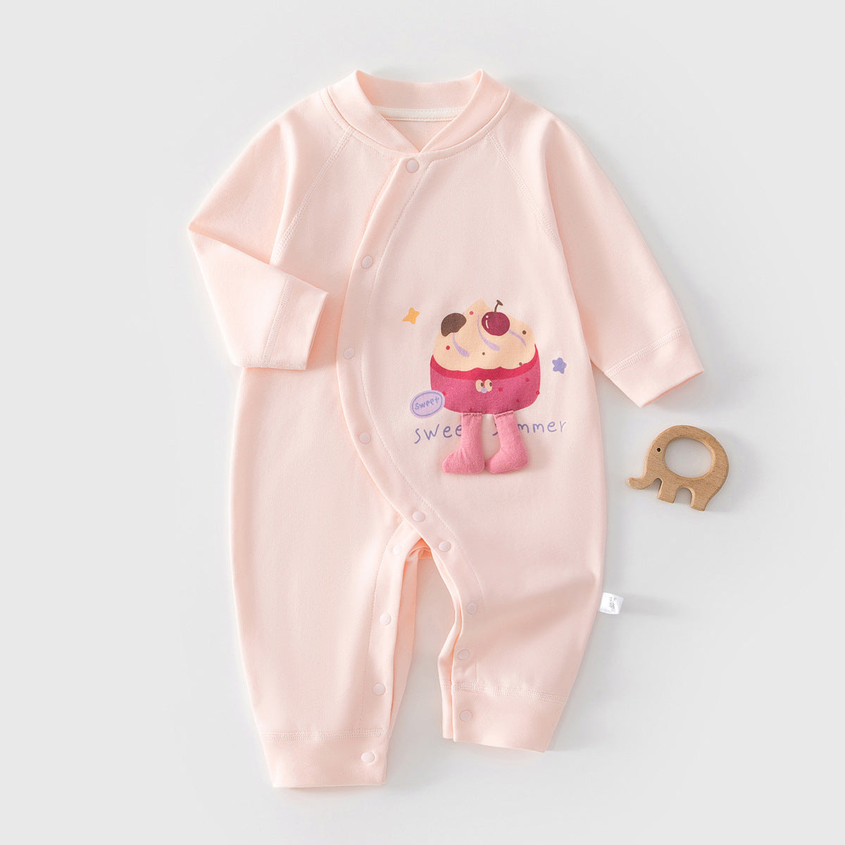 Baby jumpsuit Spring and Autumn pure cotton baby long sleeved clothes