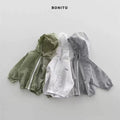 Letter long sleeved baby jacket