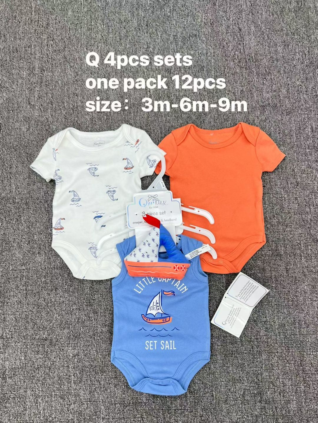 baby romper set moq 12set each color