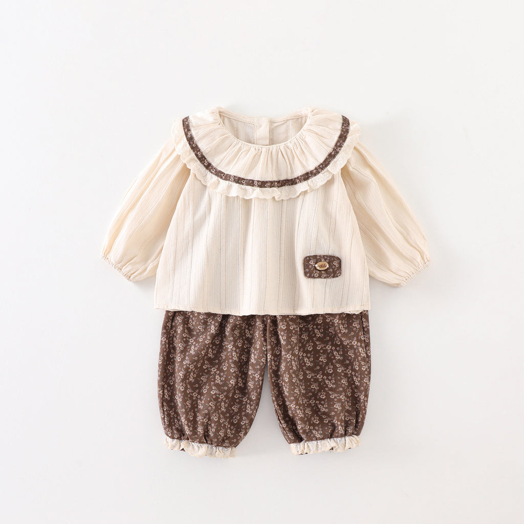 Autumn New ArrivalSet Baby Long Sleeve Unisex Baby Fashionable Casual Versatile Outerwear