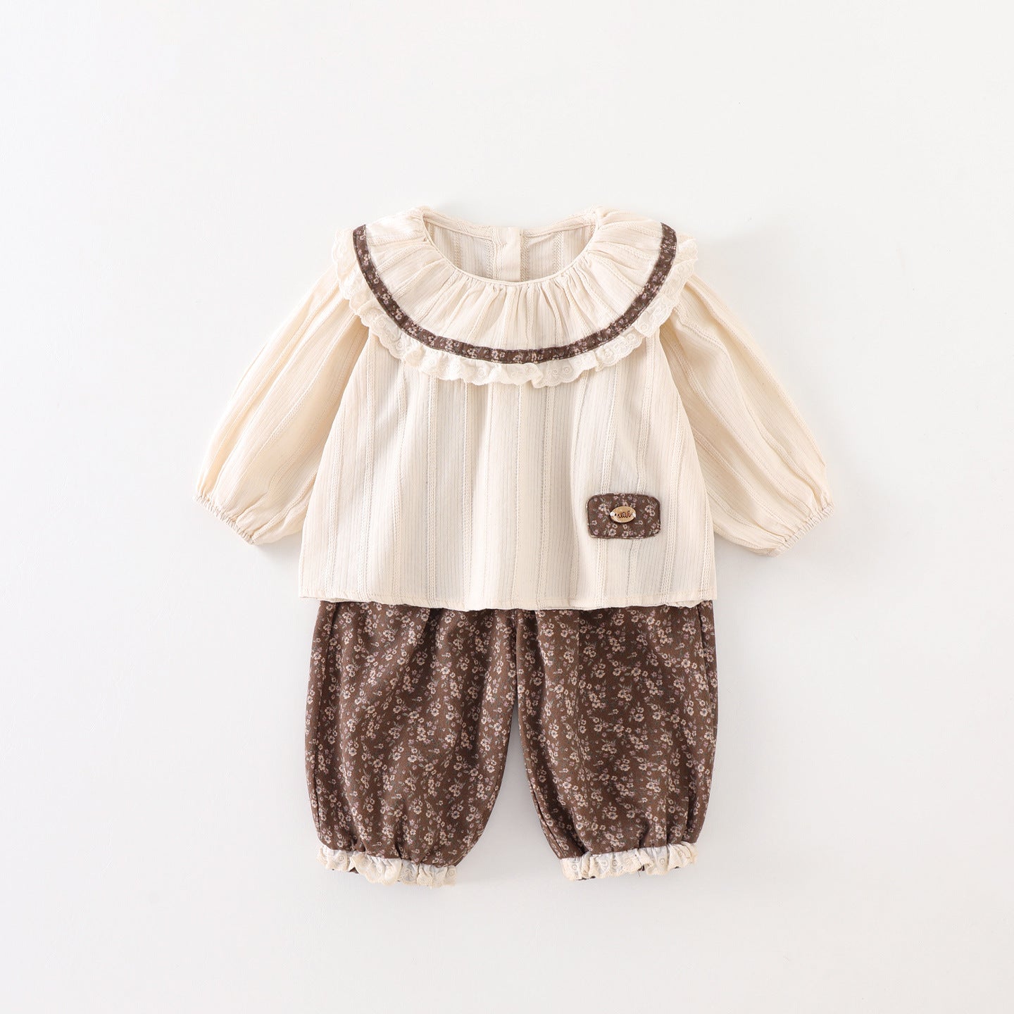 Autumn New ArrivalSet Baby Long Sleeve Unisex Baby Fashionable Casual Versatile Outerwear