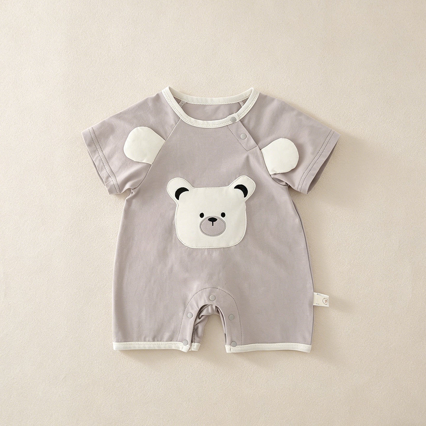 Short Sleeve Romper Lightweight Cartoon Baby
