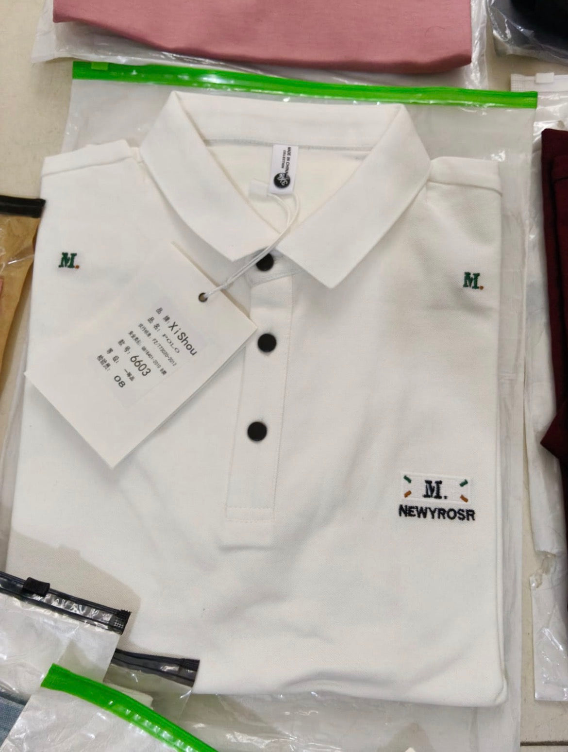 Polo T-Shirts Mixed Design – Wholesale | $7.50/Pc | Sizes M-4XL | MOQ 100 Pcs