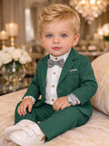 Boys Elegant Green Suit Set | Pack of 12 | Unit Price $11 | Mix-GC-111