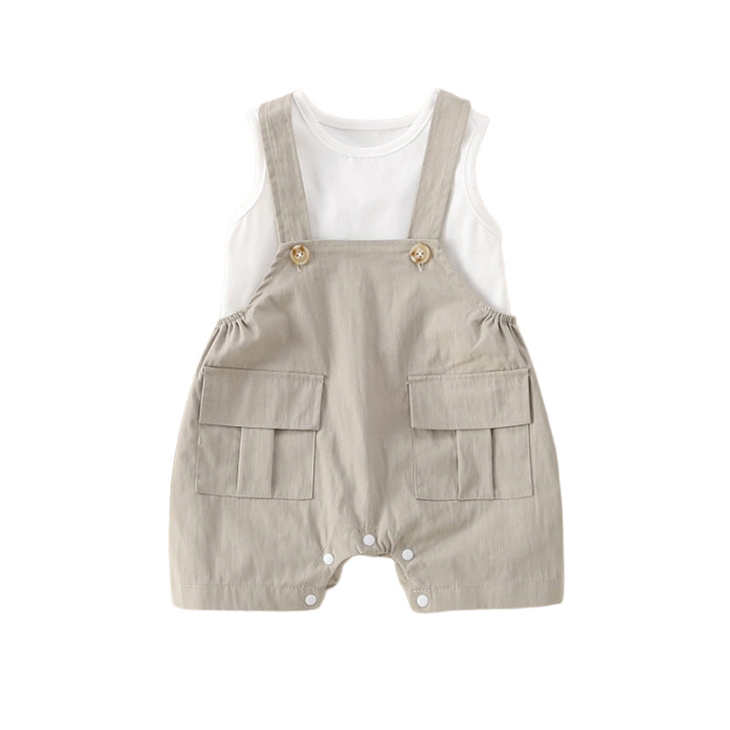 Clothing Baby Lightweight Overalls Separated Set