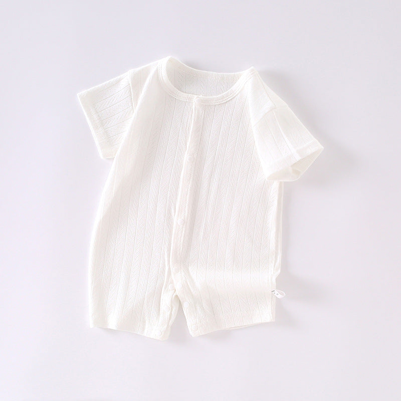 Baby short sleeved jumpsuit