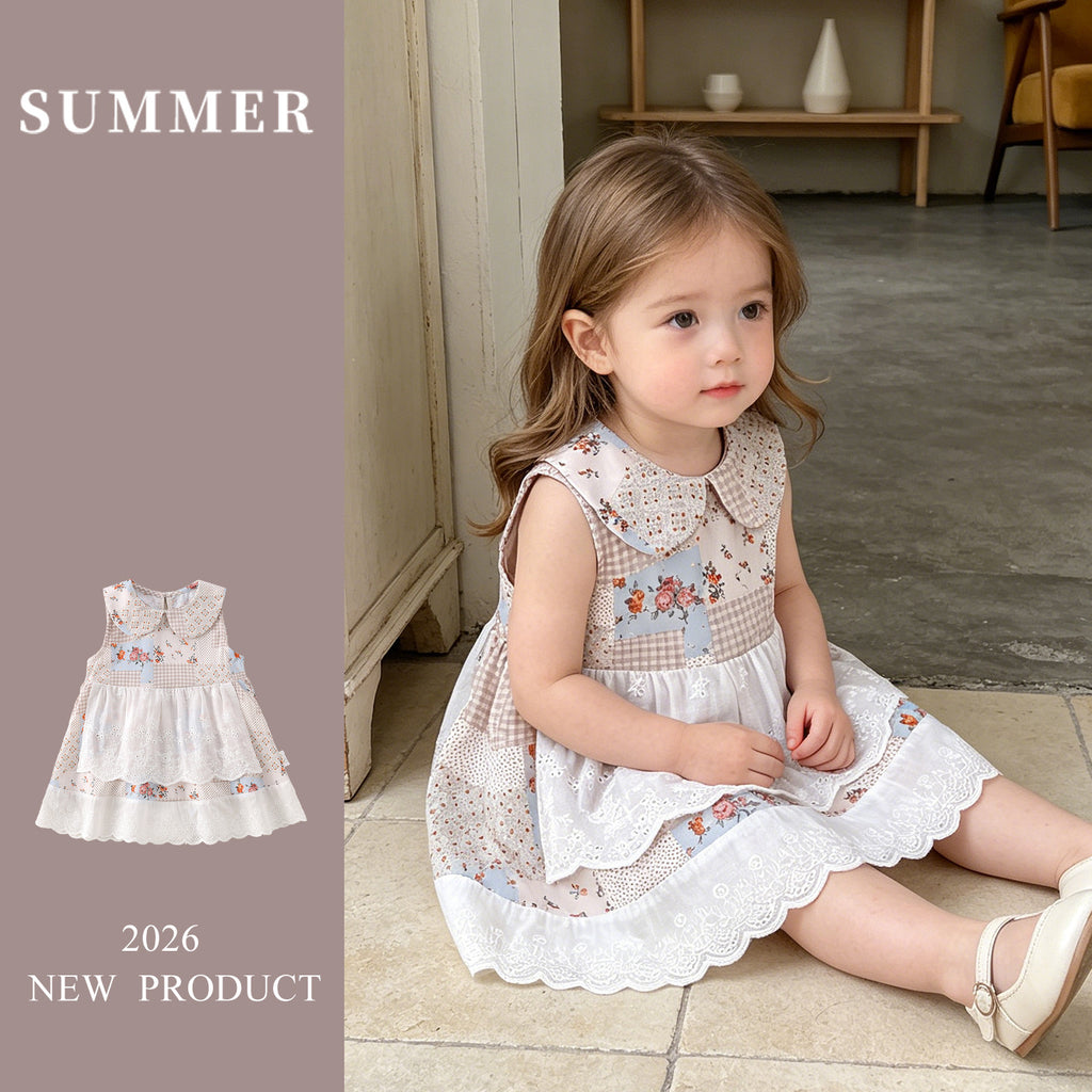 Clothing Baby BodysuitSleeveless Baby Girl Dress Newborn Clothes