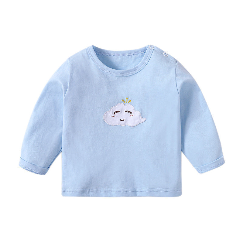 Baby long sleeved T-shirt pure cotton baby top