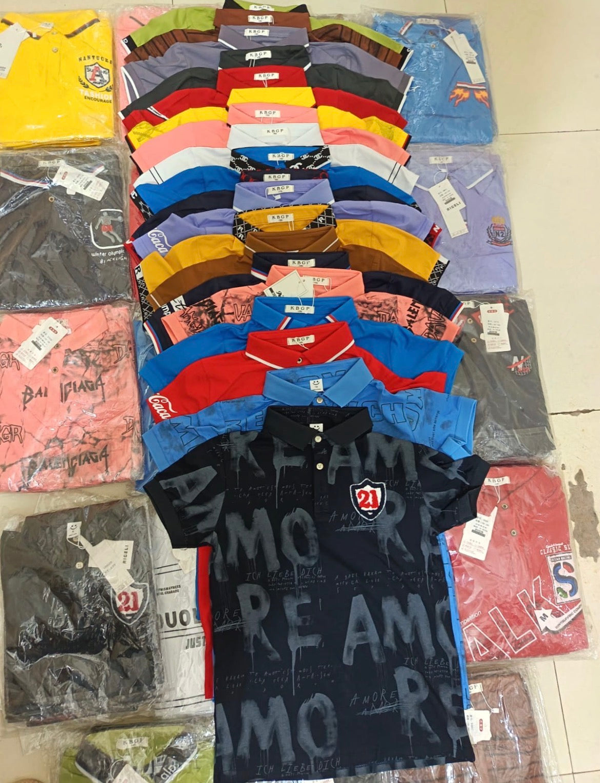 Kids Polo Shirts Wholesale Lot | $4.97/pc | Sizes 140-180 | MOQ 100pcs