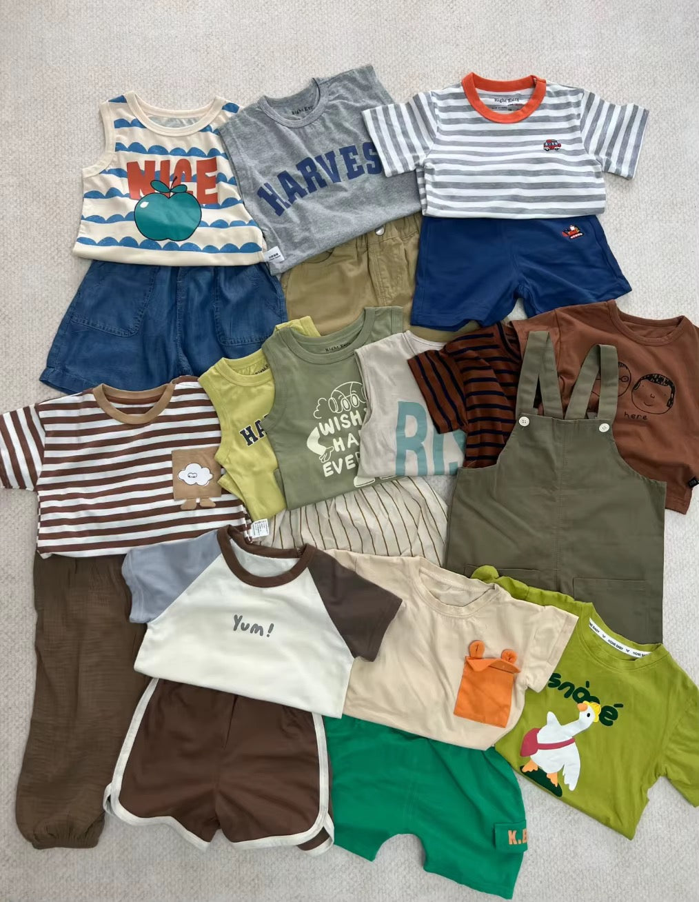 Used Summer Children's Clothing Lot | $8.78/kg Shipping Included | 45 kg | Approx. 465 Pieces
