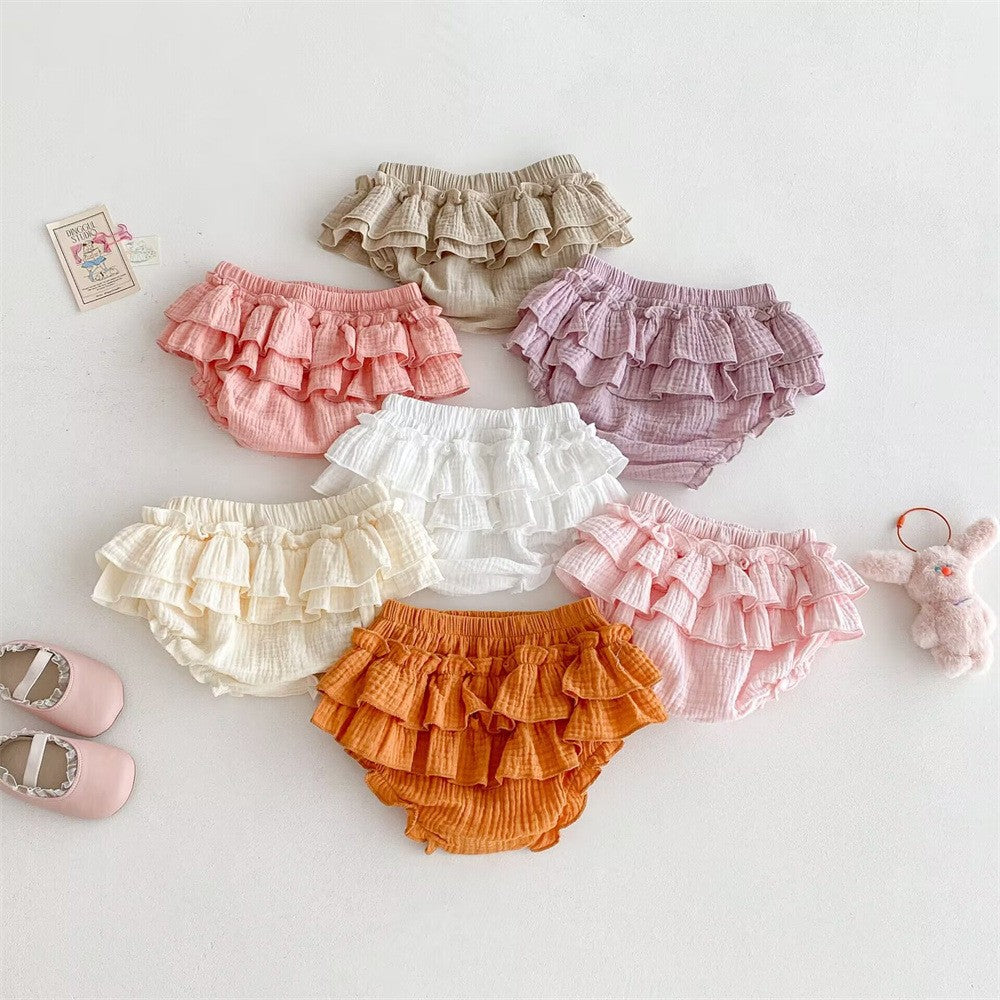 Baby girl lace skirt pants
