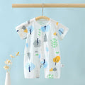 Baby short sleeved jumpsuit baby pajamas home clothes children's clothing