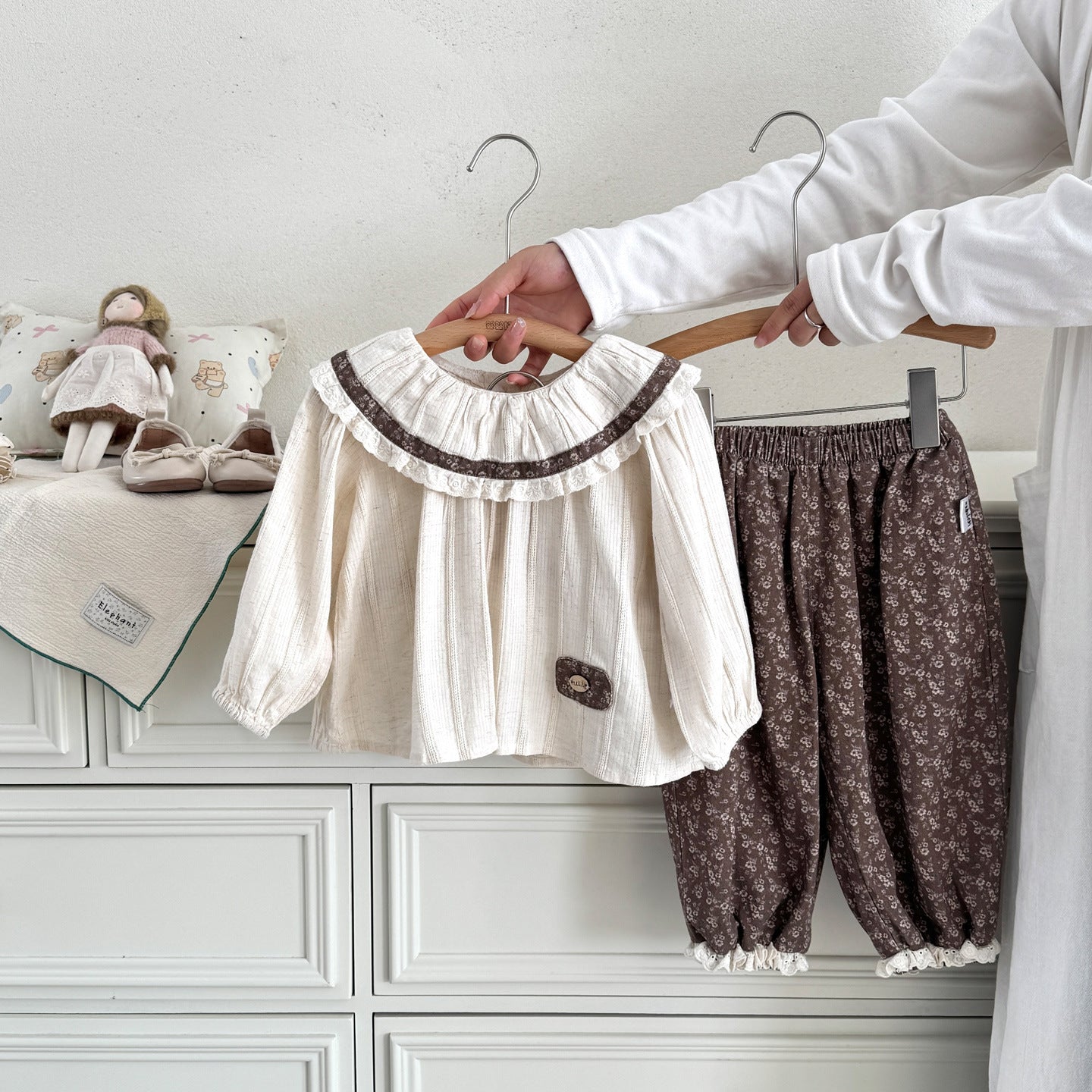 Autumn New ArrivalSet Baby Long Sleeve Unisex Baby Fashionable Casual Versatile Outerwear