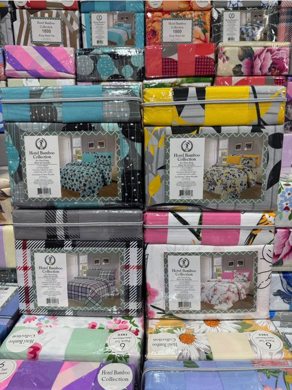 6 Piece 100% Cotton Bed Sheet Set – Premium Quality | Wholesale Pricing Available