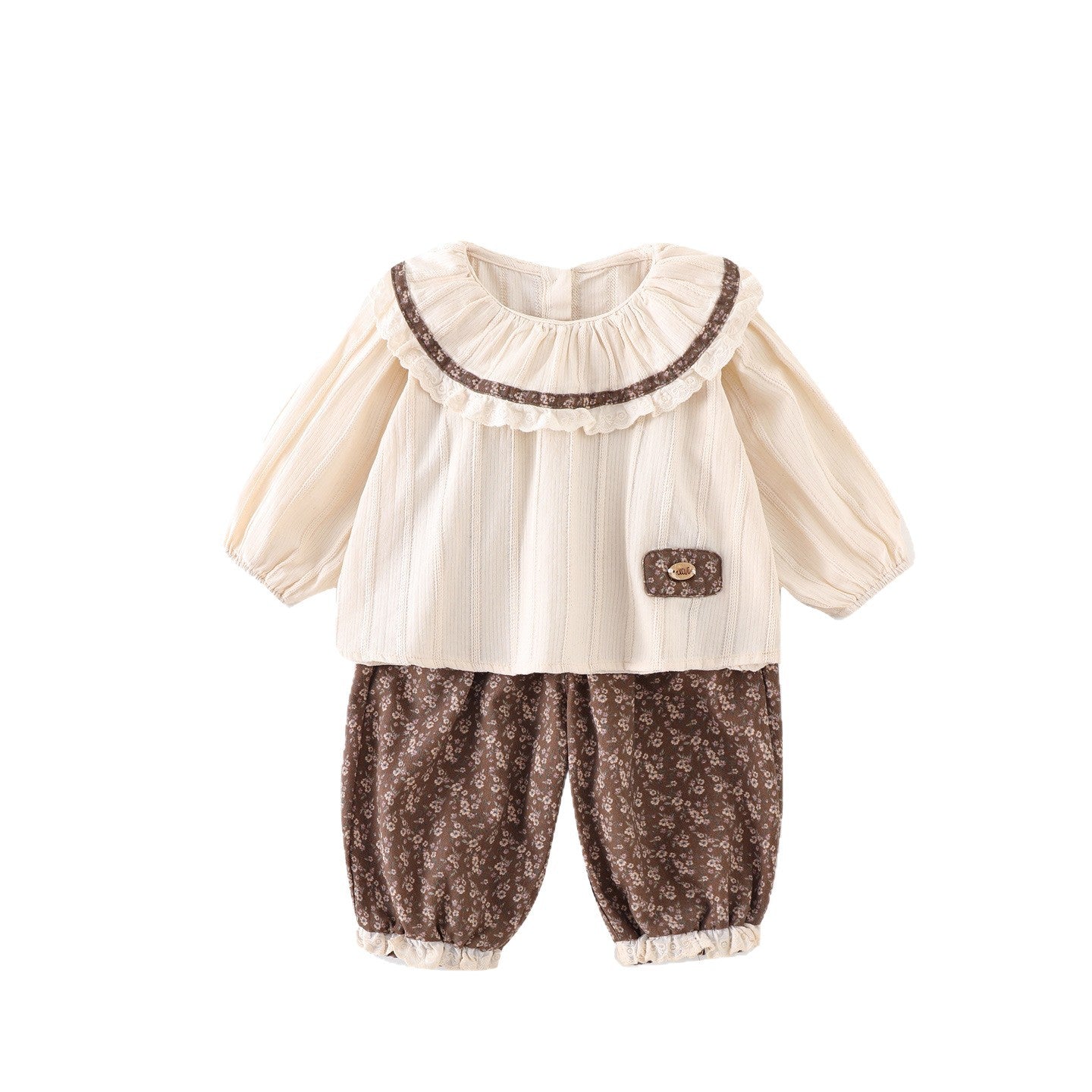 Autumn New ArrivalSet Baby Long Sleeve Unisex Baby Fashionable Casual Versatile Outerwear