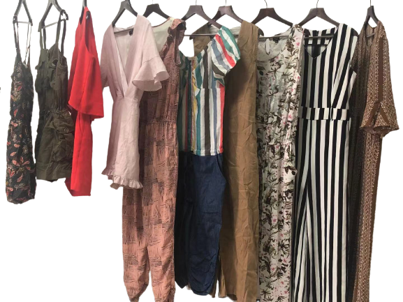 used summer clothes jumpsuit women's second hand clothing.